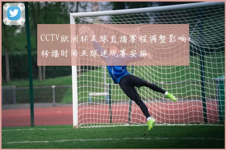CCTV欧洲杯足球直播赛程调整影响转播时间及球迷观赛安排