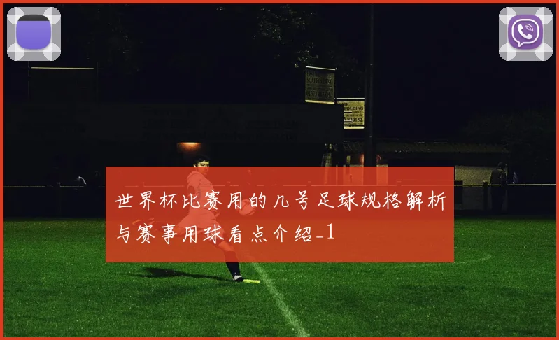 世界杯比赛用的几号足球规格解析与赛事用球看点介绍_1